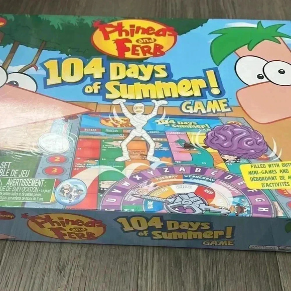 🆕phineas And Ferb🆕🔥 | 104 Days Of Summer SEALED Board Game - Picture 2 of 7